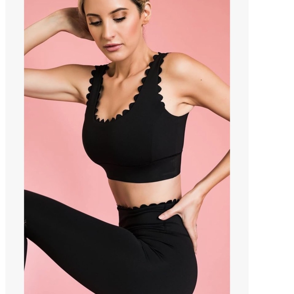 IVL Collective‎ Scallop Power Bra Black Size 12